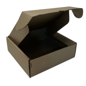 Caja Tipo Cofre Microcorrugado - 19x19x6.5 cm