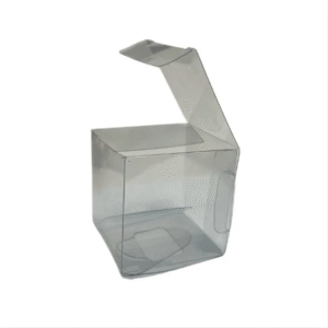 Caja en Acetato Tipo Cofre - 5x5x5 cm