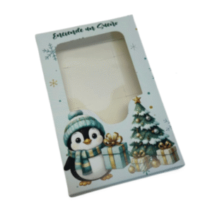 Caja en carton cartulina con ventana en acetato 9.5x1.5x15
